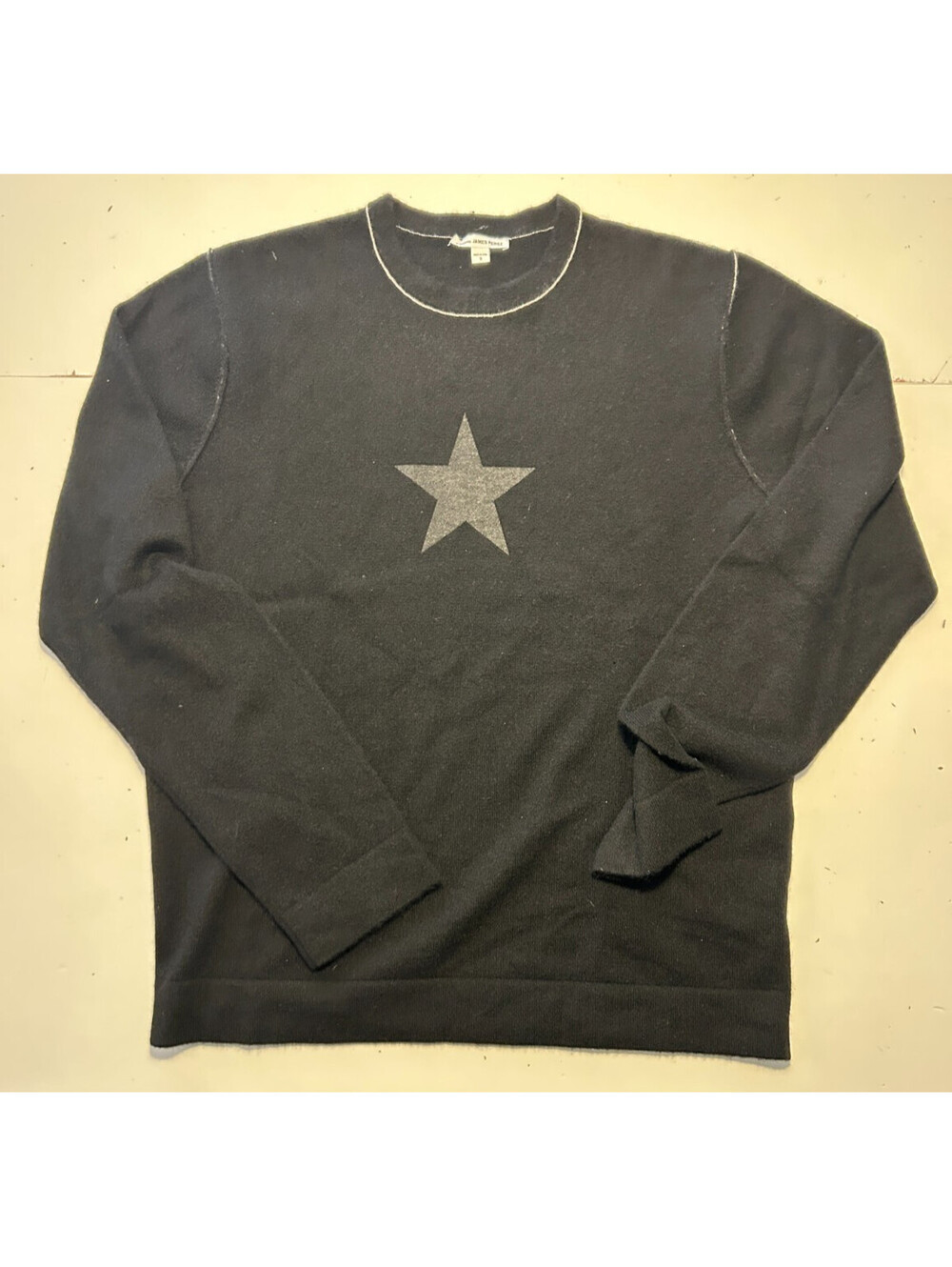 James Perse LIGHTWEIGHT CASHMERE CREW Sweater  Star - Size 3/ L